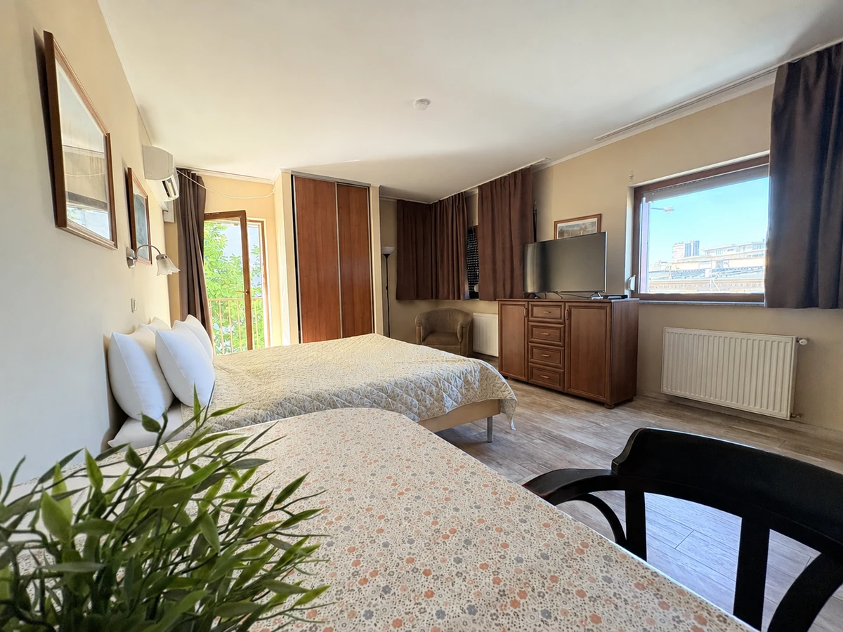 Egylégterű apartman belső tere